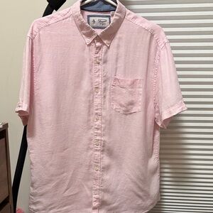 Original Penguin Light Pink Casual Button-Down Shirt
